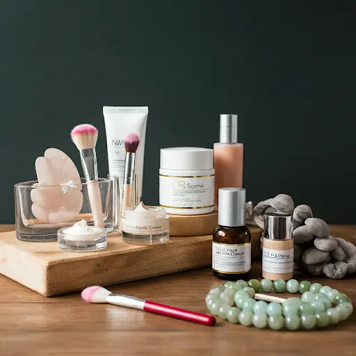 Accessoires de maquillage (pinceaux, éponges, rangements)